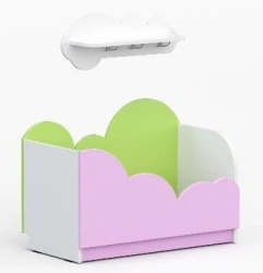 Sports Corner "Domiki" with Shelf - TDI Kids Series