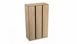 Three-Door Wardrobe with Profile Handle MNS