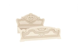 Classic Bed 1600 with Strikhlak Finish, Model LD.637150.000