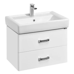 Modern Wall-Mounted Sink Cabinet Aquaton Amerina 70 White 1A137601AM0101