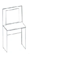 Stylish Dressing Table with Storage - Alliance-S Brand