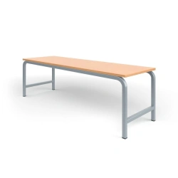 Three-Seater Bench with Durable Metal Frame