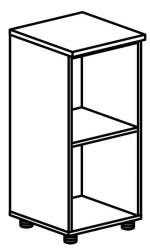Narrow Open Shelf Cabinet 4411 Rhythm Series