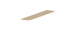 Light Sonome H-shaped Worktop 3000x600x38mm, Left Radius - LD.290030.000