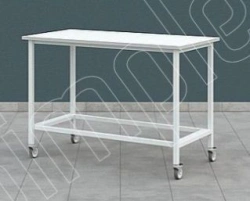 Portable Metal Work Table with Polymer Coating