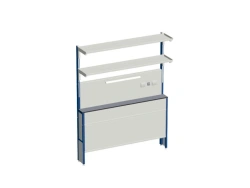 Adjustable Wall-Mounted Service Racks: SSPU-U