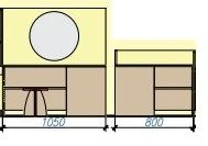 Corner Play Furniture Model 1 "Junior" for Kindergartens