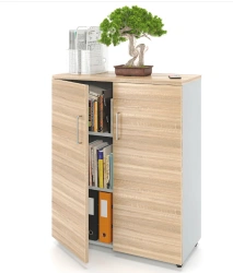 ZAMM Wardrobe with 3 Shelves and 2 Doors on Adjustable Legs