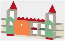 Toy Storage Unit "Castle 2" Art. S.06.102