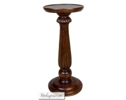 Decorative Plant Pot Stand with Wooden Base