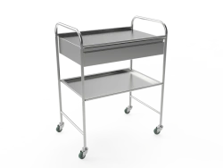Two-Shelf Tool Table with Drawer SIP-2/N-Y "Aibolit" TU 9452-020-51768895-2007
