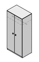 Wooden Wardrobe Furniture Set "Contemp