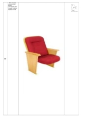 Versailles Book Armchair - 525x650x980mm with 110mm Cushion Thickness
