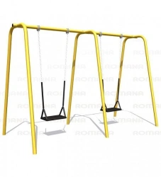 Double Swing Romana 108.55.00 for Parks and Playgrounds