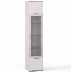Rimini Ice F9A-01.CG/CM Modular Wardrobe with Glass Shelves