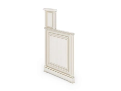 Side Panel for Reception Desk 870*68*1150, Art. IN RE BL