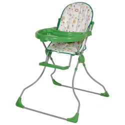 Polini Kids Feeding Chair Forest Friends, Green, Model 0001709-05