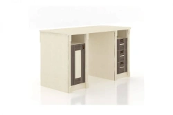 Calypso LD.509110.000 Straight Table (Dark Sonomo H/Striped Lacquer)