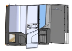 Driver Partition with Double Box, Model 6282-401-7800000