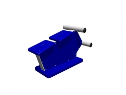 Outdoor Stationary Ab Bench Trainer Romana 207.02.03