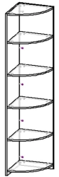 Corner Shelf Unit UЭ4