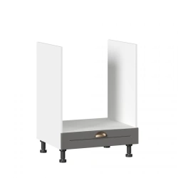 Kitchen Cabinet Facade 600 for Built-in Appliances (Onyx Gray) - Ameli-3 LD.299260.000