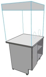 Stationary Demonstration Cabinet for Educational Institutions SI56.13.21.00