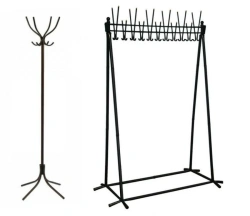 Floor-mounted Metal Coat Rack with Hooks RM 08/04