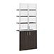 Madrid Paper Storage Cabinet with Glass Doors