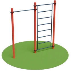 Outdoor Pull-Up Bar and Swedish Wall for Full Body Workout