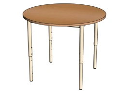 Round Table with Metal Frame for Preschool Activities - SD42