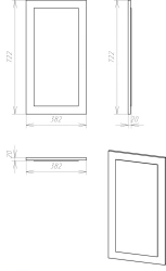 Wall Mirror ZR 1N - Stylish Interior Decoration