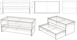 Bunk Bed for Sleep - Model K.2