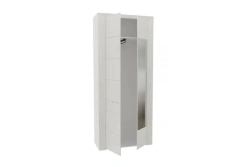 Glossy White Two-Door Wardrobe Bella LD.653170.000