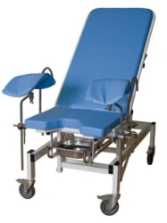 Mobile Gynecological Chair with Adjustable Height and Reclining Backrest KGP-03 "Diakoms