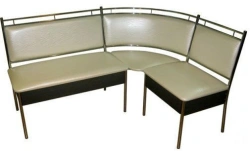 Corner Bench with Metal Frame (Ban U MK 6.3)