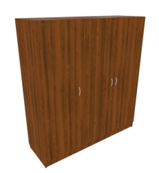 Three-Door Wardrobe with Eco Walnut Finish (ШЛ52)