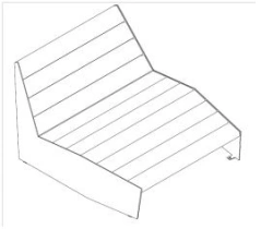 Wooden Lounge Chair for Offices and Public Spaces, Model 2016