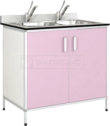 Тумба с двойной раковиной