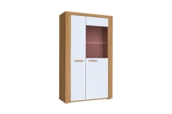 Small Lacosta Cabinet LD.673040.000 (Golden Oak/Grey Gloss)