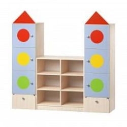 Garage Shelving Unit made of LDSP with PVC Edge Banding