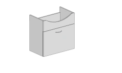 Wall-Mounted Sink Stand with Drawer GM 31.09.13.110.003.06.00