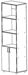 Modular Shelf for Documents and Educational Materials, Module SMD.23