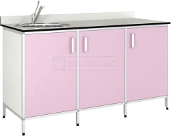 Round Aluminum Frame Sink Cabinet TM-4LKN