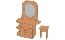 Hairdresser Play Zone Furniture Set "Barbershop-2" Model IZ-P2