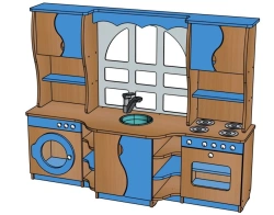 Educational Play Kitchen "Tanyushka" - NIM29