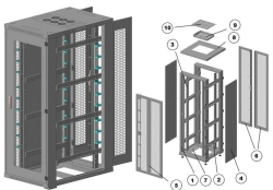 Telecommunications Cabinet SHP-P-42U-800x2155x1200-P2P-U