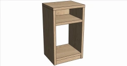 Open Mini Bar and Safe Cabinet 38mm Thick LDSP