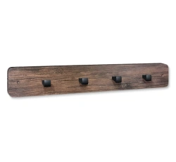 Stylish Wall-Mounted Coat Rack with 4 Hooks - SHT-WH33-4