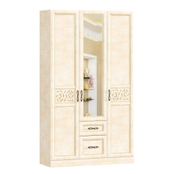 Alexandria LD.510130.000 Combination Cabinet (Lento/Rustic Leather)
